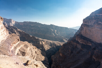 Jebel Shams, Balcony Walk trial, Oman, Ad Dakhiliyah Governorate, Al Hajar Mountains