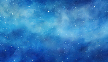 Fototapeta premium A Blue Space Filled With Stars