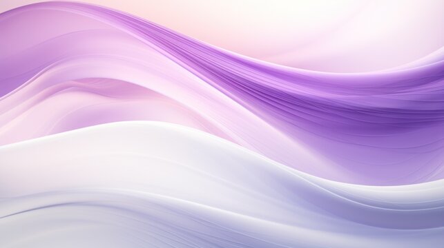a close up of a purple and white background with a blurry wave image and a soft light background.