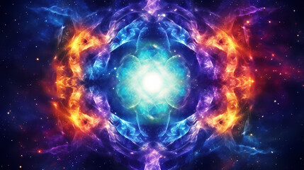 Obraz premium Mandala, the mysterious and charming beauty of flowers