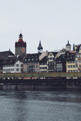 Fototapeta premium Luzern pedestrian bridge