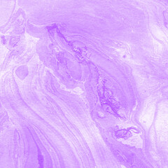 Violet ink marble fluid background