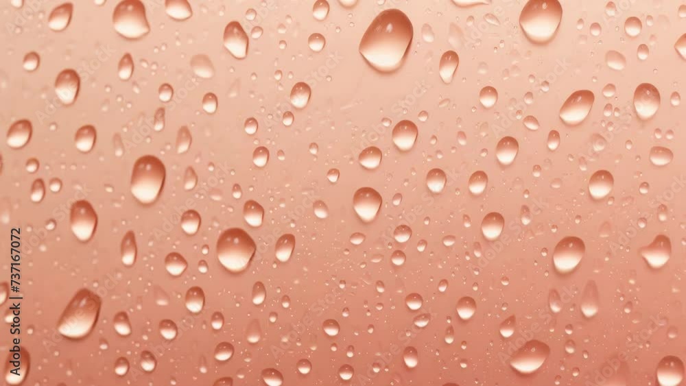 Aufkleber water droplets on window, perfect for beauty of nature and capturing peacefulness of rain. ideal for
