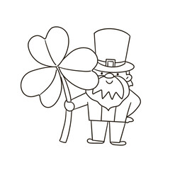 saint patrick day_three-leaved shamrock