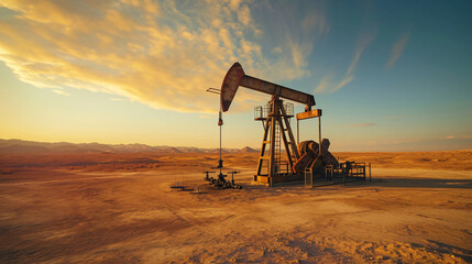oil pump desert