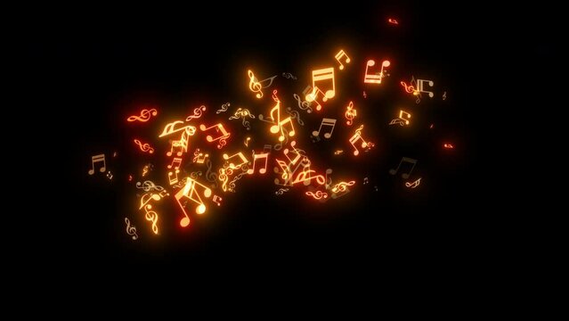 musical night energy particles backgrounds