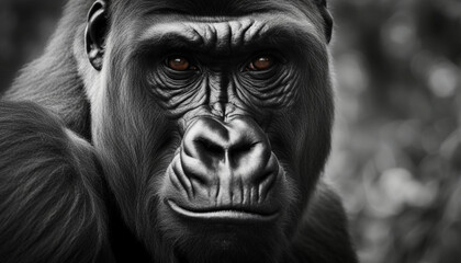 Photo of gorilla, wild photography