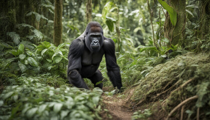 Photo of gorilla, wild photography