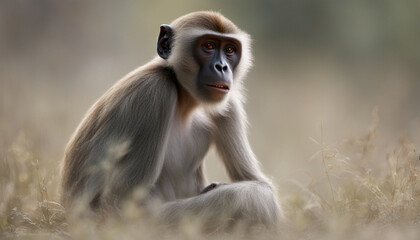 Photo of a monkey, wild photography