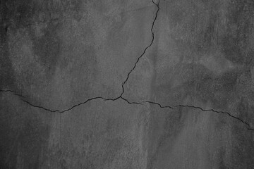 Horizontal design on cement and concrete surface with cracks for background, , Old concrete...