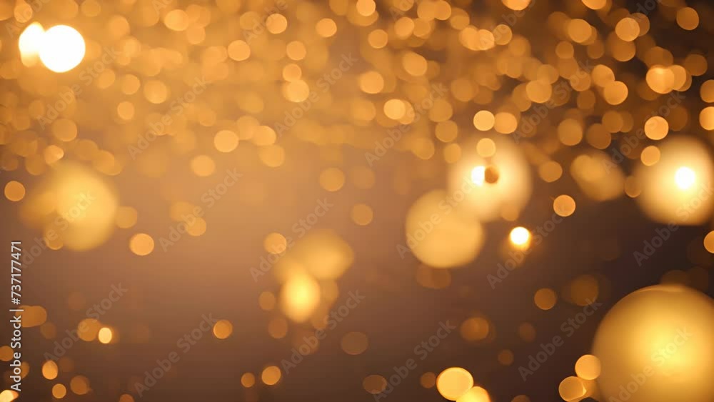 Poster vibrant black and gold background filled with array of lights. perfect for adding touch of elegance 