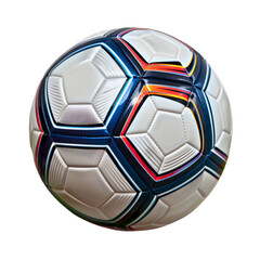 Soccer ball isolated on transparent background, cut out, png