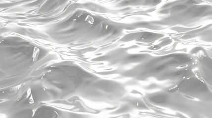 White water wave light surface overlay background. 3d clear ocean surface pattern with reflection effect backdrop. Marble desaturated texture. Sunny aqua ripple movement with shiny refraction 