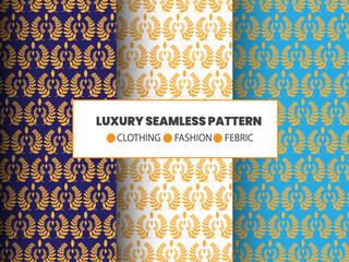 Vector luxury seamless pattern background template