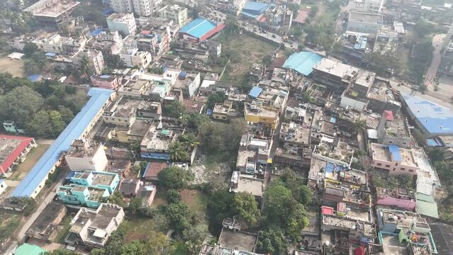 Aerial view of a city