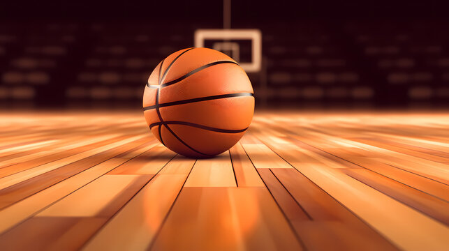 Basketball sport, basketball background close-up detail