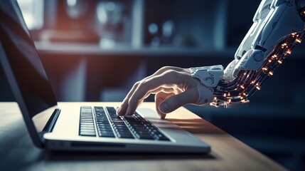 Robot_hand_typing_on_the_computer._The_concept_of_artificial inteligent ai generative