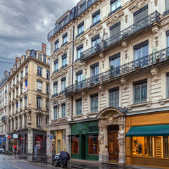 Fototapeta premium Street in Lyon, France