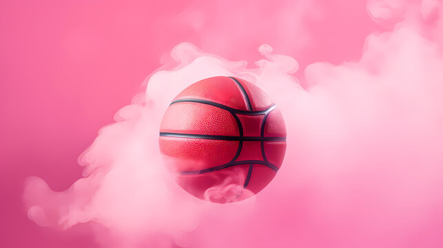 Basketball sport, basketball background close-up detail