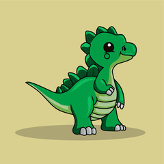cute dionsaurs illustration, vector eps file