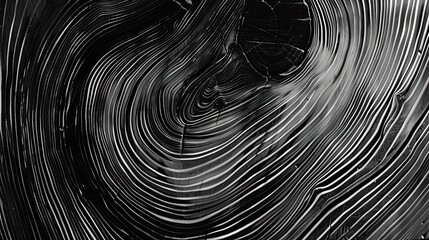 black and white sketch of a black wood floor with curves, in the style of striated resin veins, intricate psychedelic landscapes, mundane materials, darkroom printing, varying wood grains, fluid gestu - obrazy, fototapety, plakaty