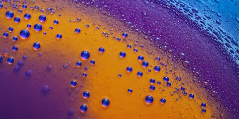 Cosmic Paint Swirls: An Abstract Art Piece.