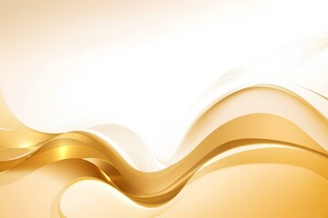 gold waves background, created by ai generated