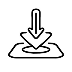 Download arow, download icon, download button, downloading, download vector.