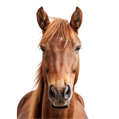 horse isolated on a white background with clipping path.