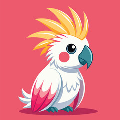 Cockatoos cute pet vector EPS
