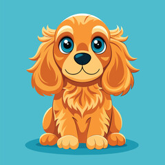Cocker Spaniel cute pet vector EPS