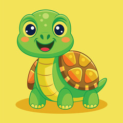 Tortoises cute pet vector EPS