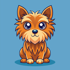 Yorkshire Terrier cute pet vector EPS