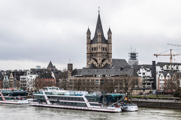 Landscape of Koln in Germany