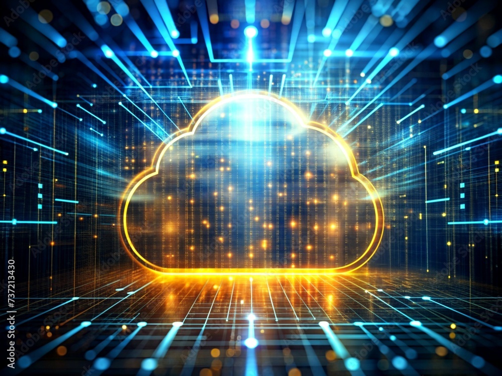 Poster data flow in the cloud.
