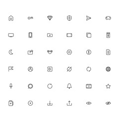 Browser icon app minimalist