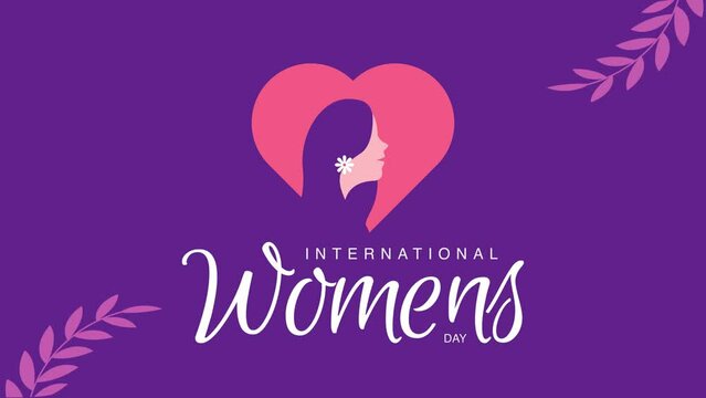 Motion design for celebrating International Women's Day with Inspire Inclusion theme