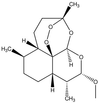 Artemether Arzneistoff Strukturformel Vektor