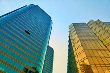 Skyscrapers in Kowloon, Hong Kong