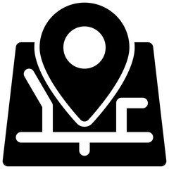 map vector glyph icon