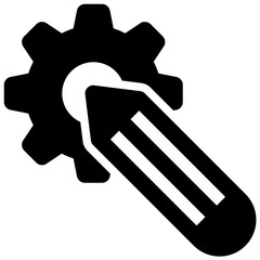 project vector glyph icon