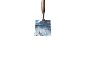 construction trowel white, Isolated on transparent PNG background, Generative ai