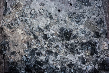 Papier Peint photo autocollant Texture du bois de chauffage background of gray ash from firewood
