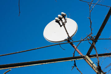 satellite dish in Ukraine