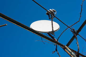 satellite dish in Ukraine