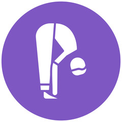 Forward Bend Pose Icon