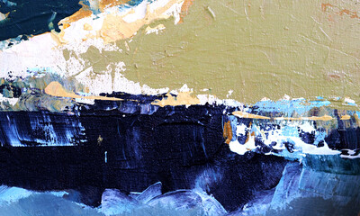 Hand draw painting abstract art background colors texture design illustration.