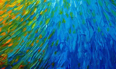 Hand draw painting abstract art background colors texture design illustration.