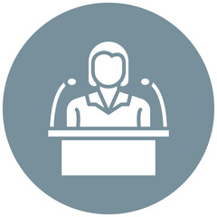 Woman Speech Icon
