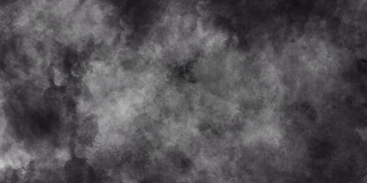 Luxury Black and white grunge wall textured background. Blur smoke on isolated black background. smoke and fog overlay effect. cloudy with black background painting art. White realistic dust.